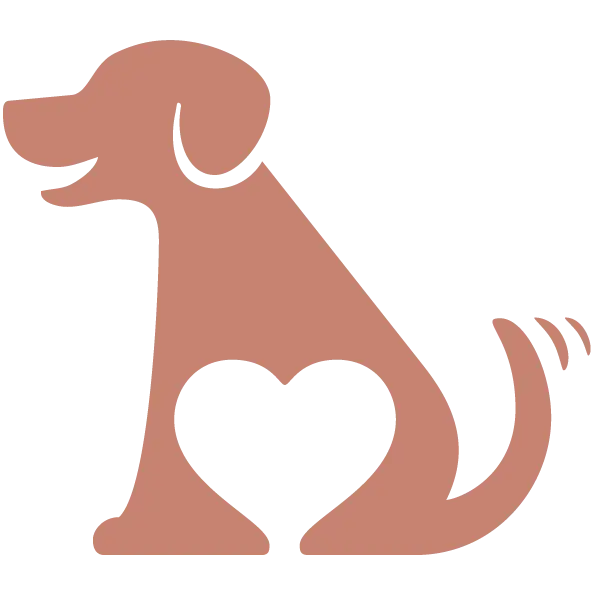 Logo Édu'Cœur Canin - chien avec cœur